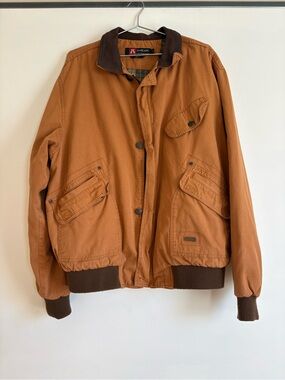 Kakadu Double Bay Bomber Jacket in Mustard
